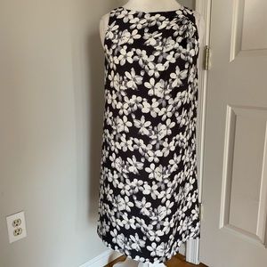 Kate Spade Black and White Shift Dress Size 10